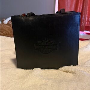 Harley-Davidson Black Leather Tote' Bag